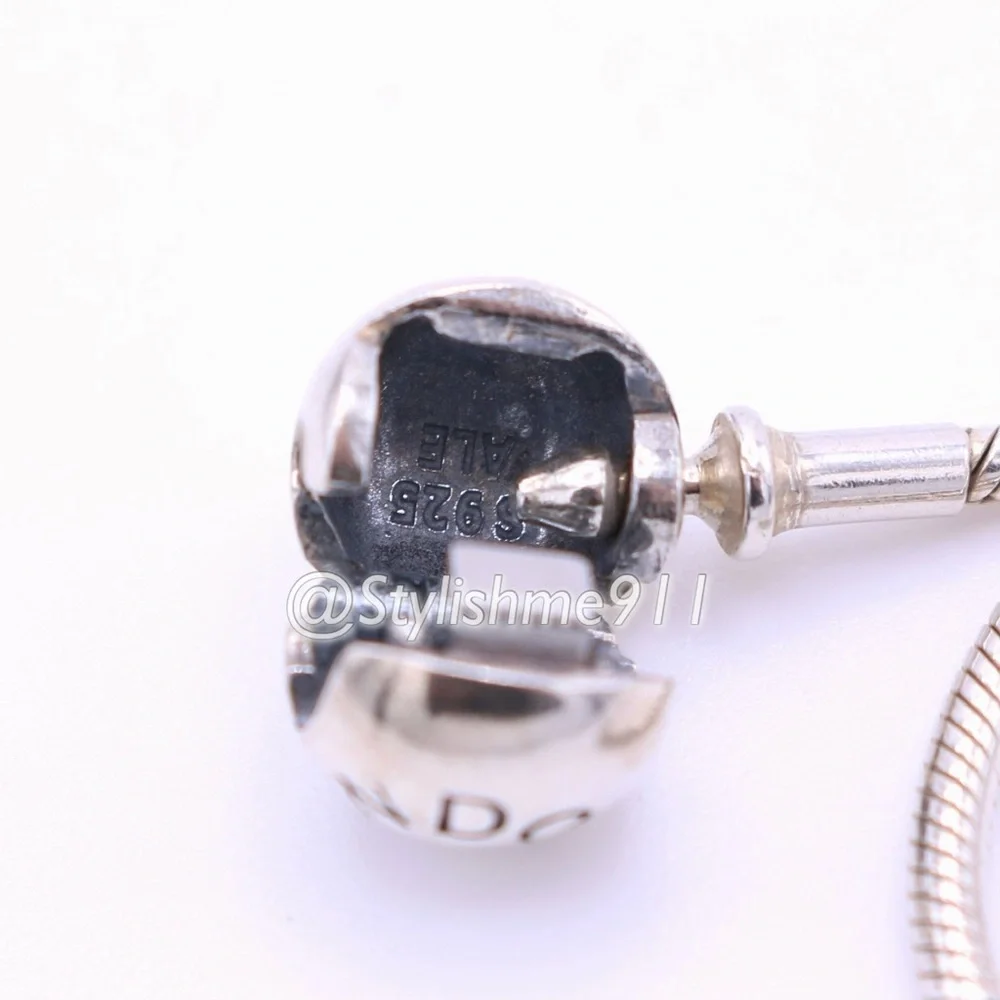 Authentic PANDORA Sterling Silver ESSENCE Bracelet with Pandora Clasp - Picture 6 of 9